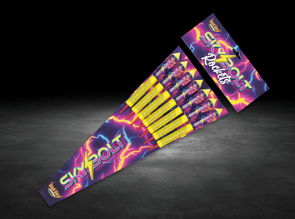 (NEW DESIGN) SKYBOLT Rockets - 7 Pk