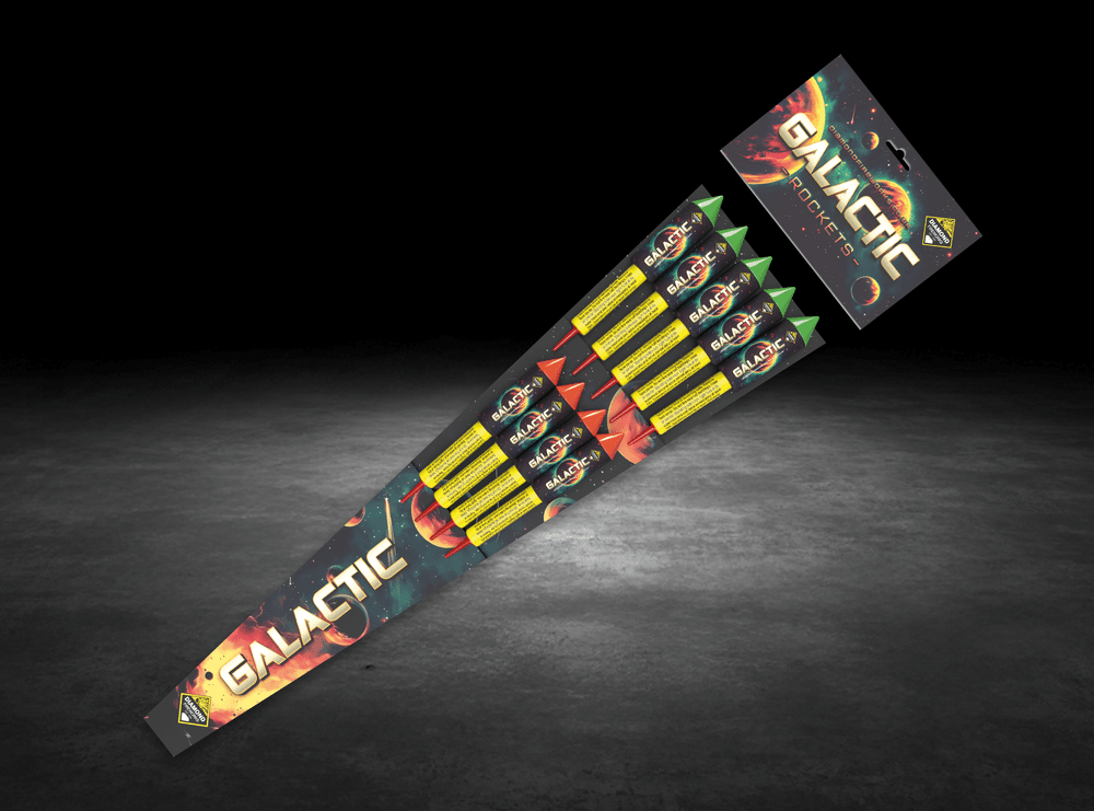 (NEW DESIGN) GALACTIC Rockets - 9 Pk