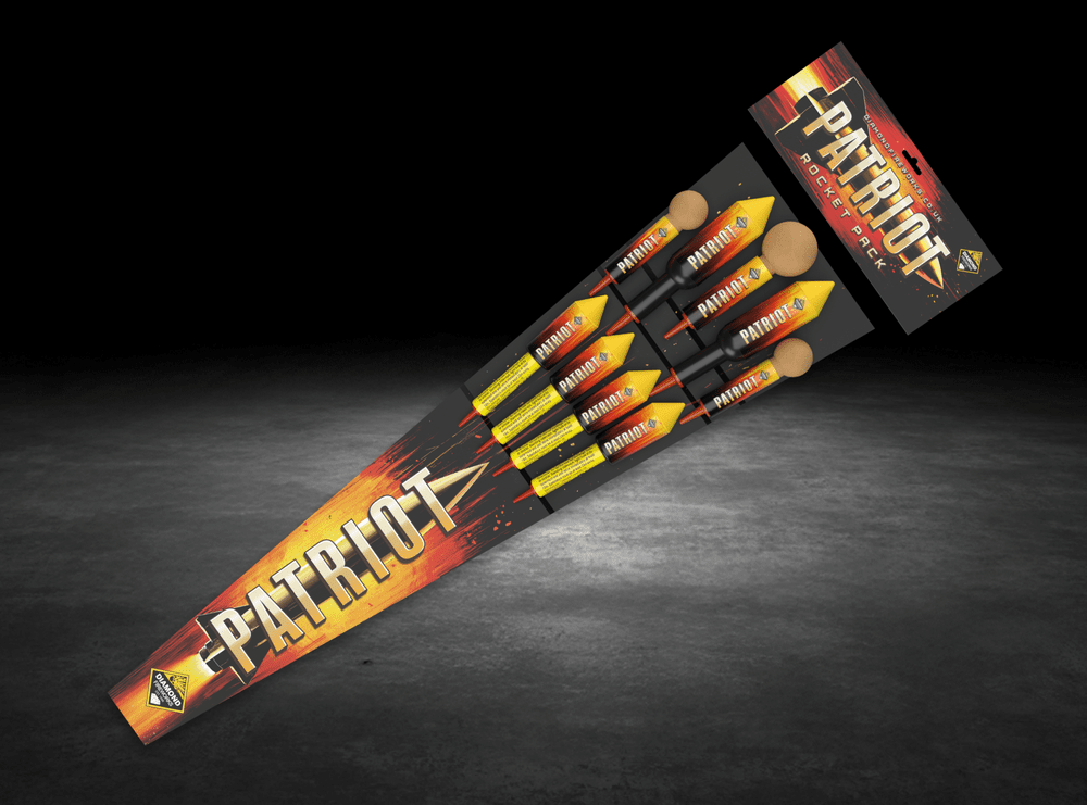 (NEW) PATRIOT 1.3G Rockets - 9Pk