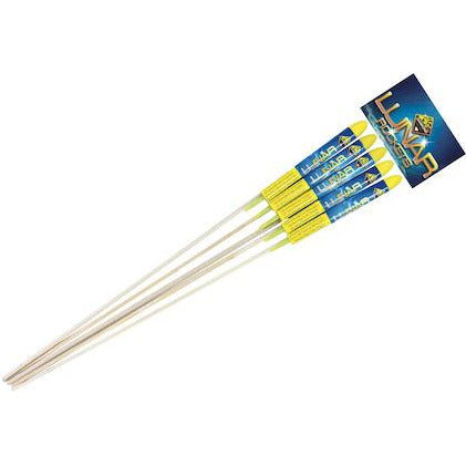 LUNAR ROCKETS - 5 PK-Rockets-Atomic Fireworks Bradford