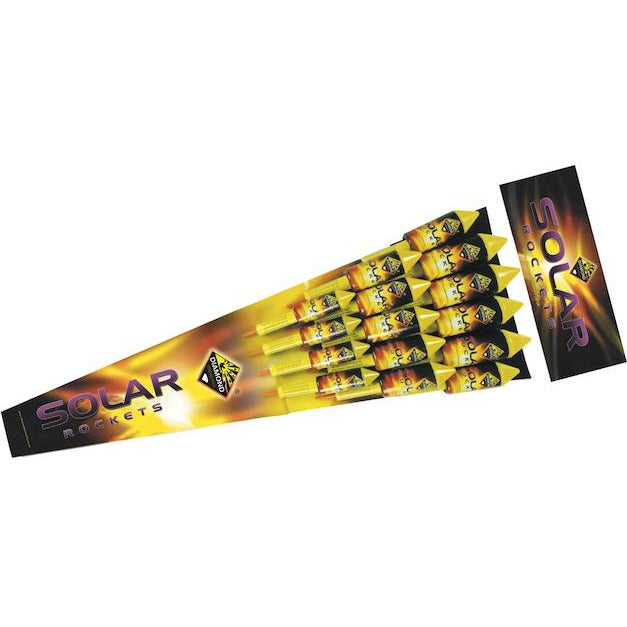 SOLAR ROCKETS - 15 PK-Rockets-Atomic Fireworks Bradford