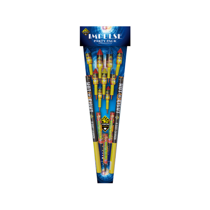 Impulse Party Pack - 14 PK-Selection Boxes-Atomic Fireworks Bradford